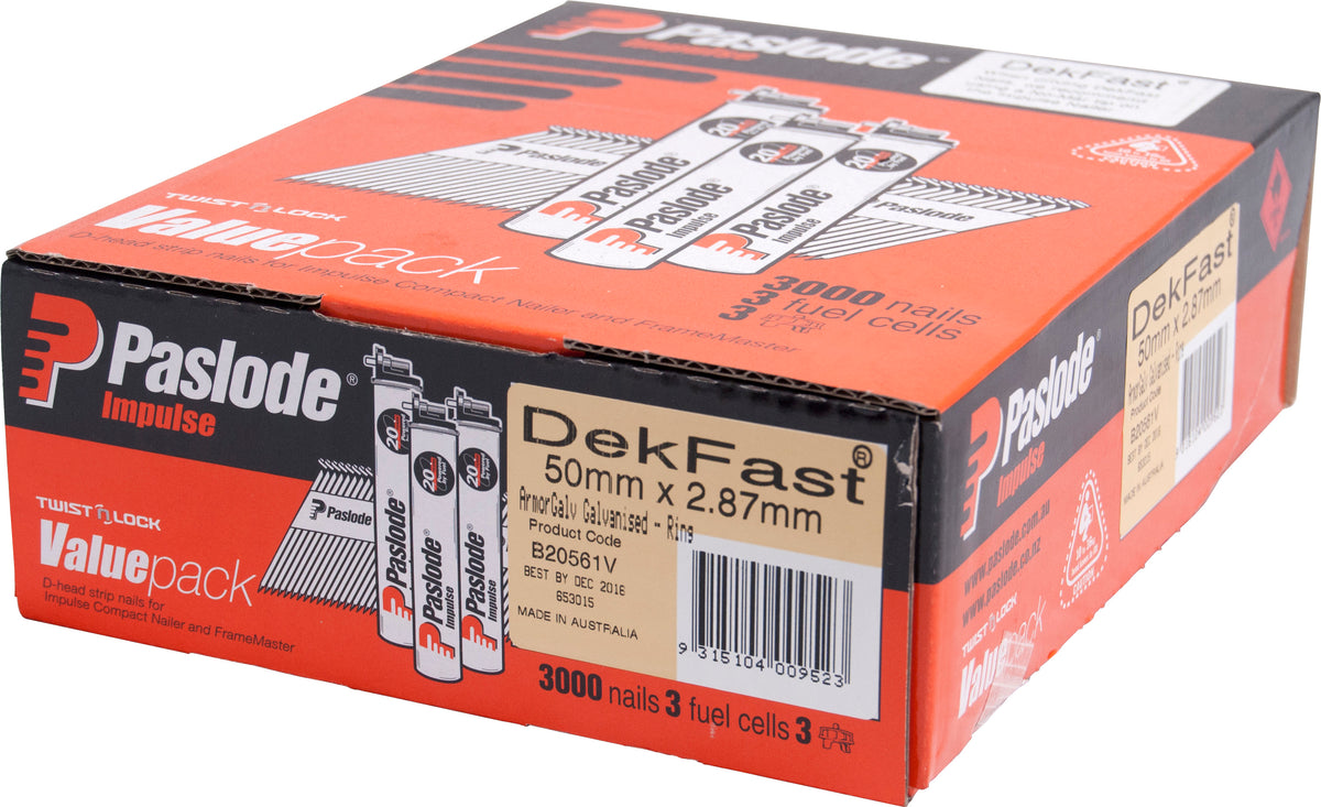 IMPULSE DEKFAST 50mm HDG VALUE PACK 3000 B20561V Warringah Timbers