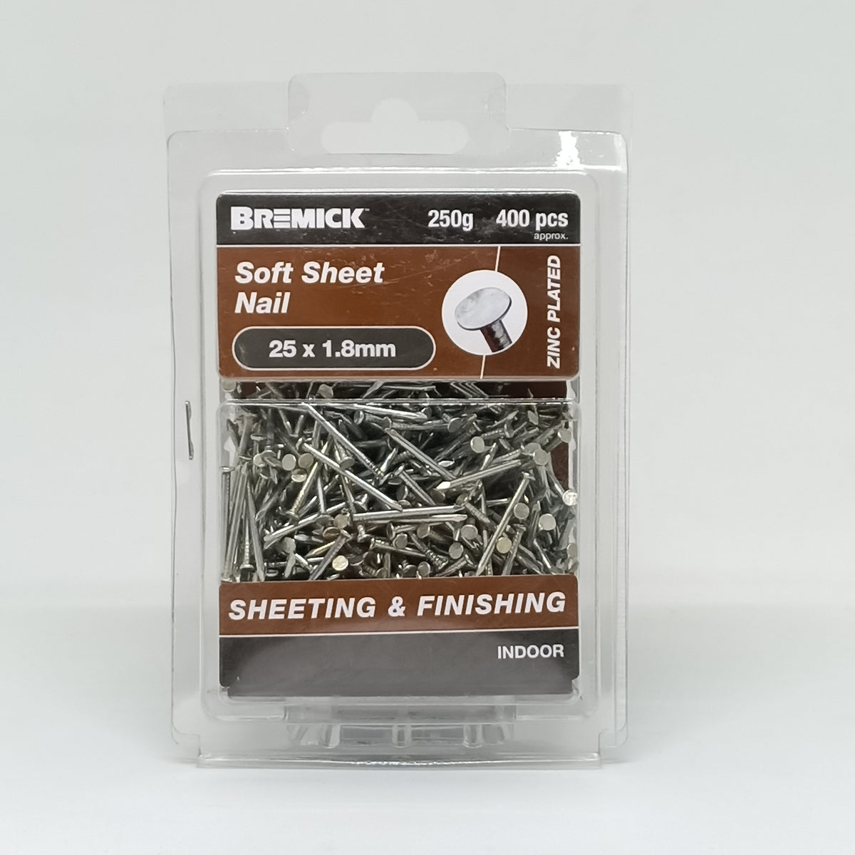 NAIL SOFT SHEET ZP 25 X 1.8MM 250G BREMICK 155420 – Home Timber ...