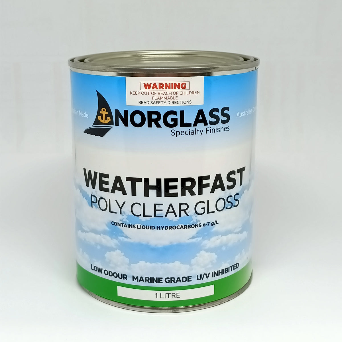 NORGLASS WEATHERFAST POLY CLEAR GLOSS 1 LITRE – Warringah Timbers